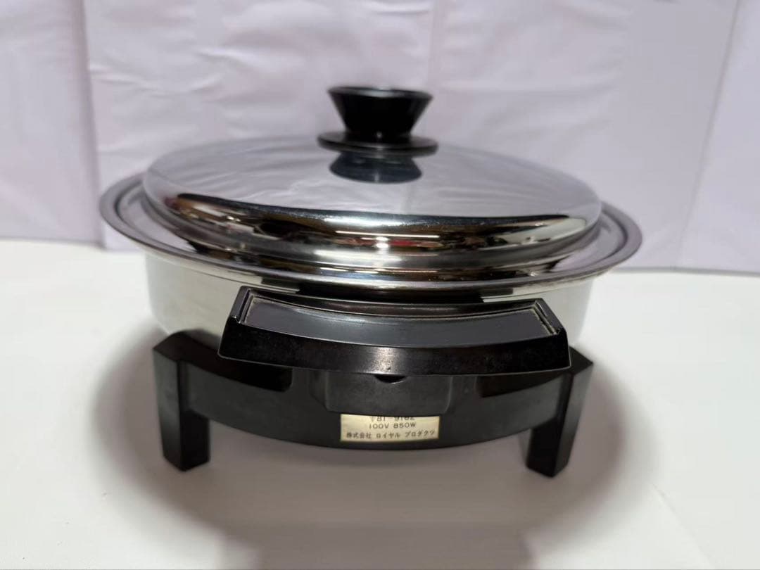 ロイヤルクイーン 電気フライパン LIQUID CORE 電気鍋　動作OK