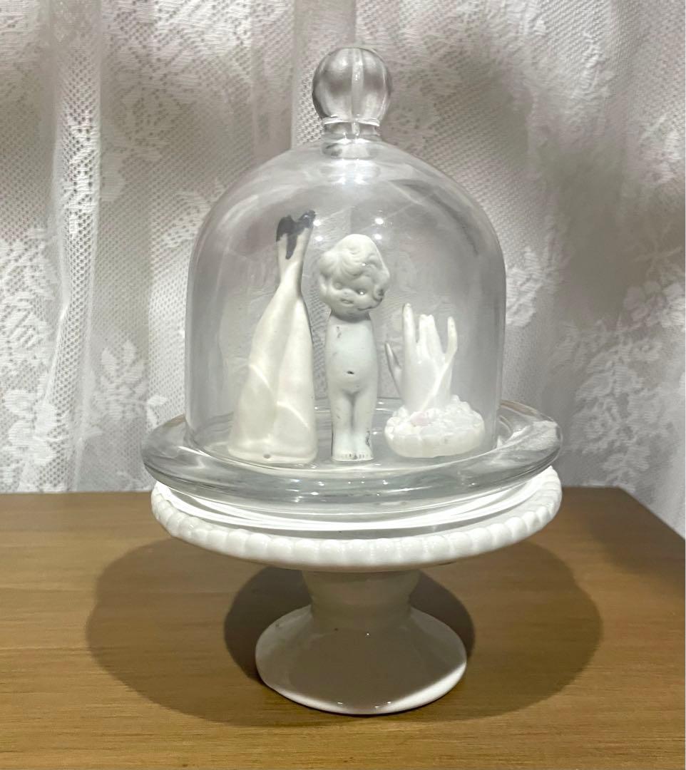 アンティーク　チャイナヘッドドール　オブジェ　陶器　ビンテージ　あちゃちゅむ