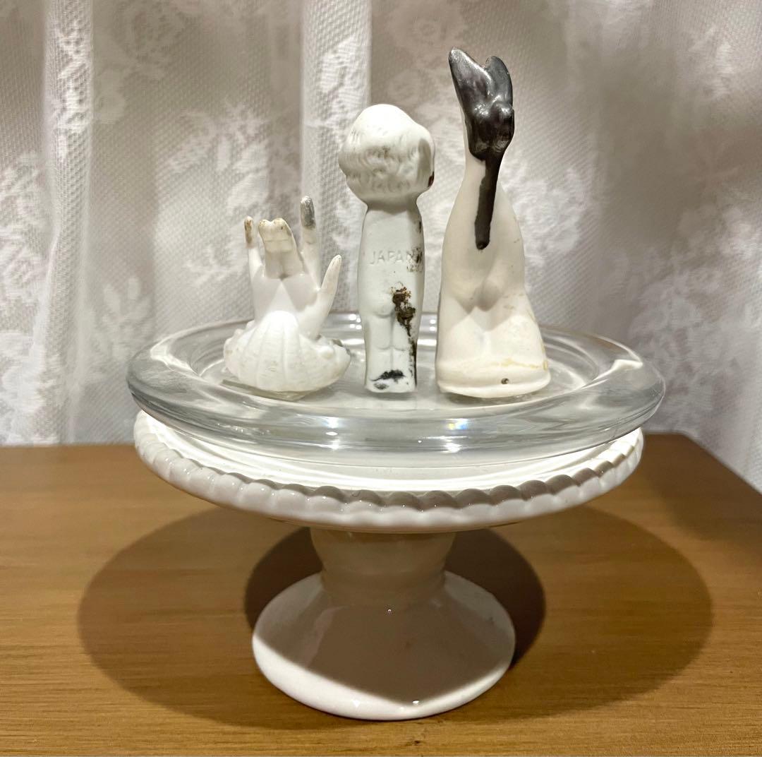 アンティーク　チャイナヘッドドール　オブジェ　陶器　ビンテージ　あちゃちゅむ