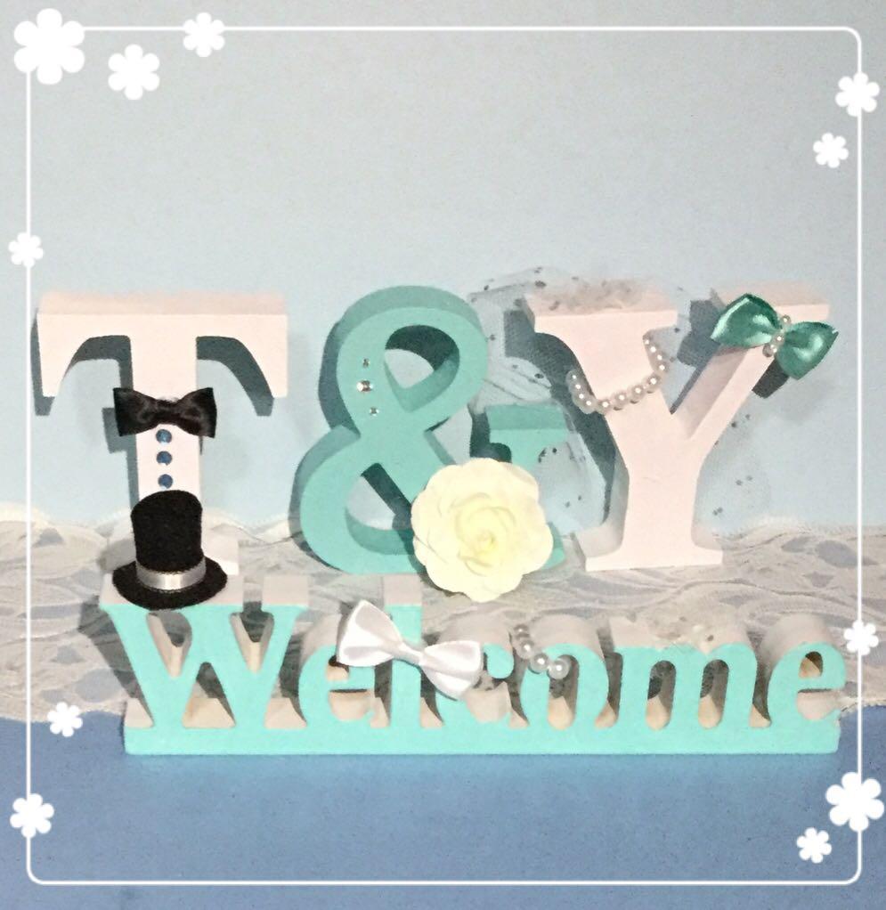 ぐっちょ様確認用♡ウエディングバージョン・イニシャルオブジェ