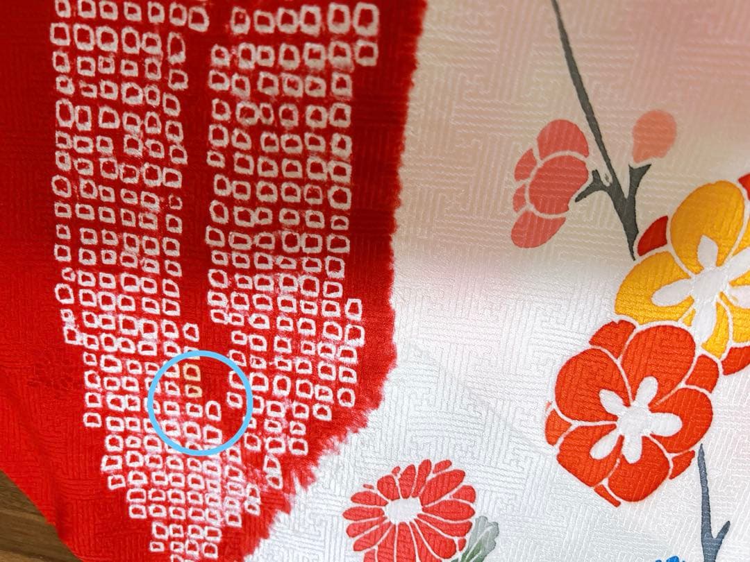 本格正絹総絞り♡七五三　3歳　女の子　セット　一式　赤系