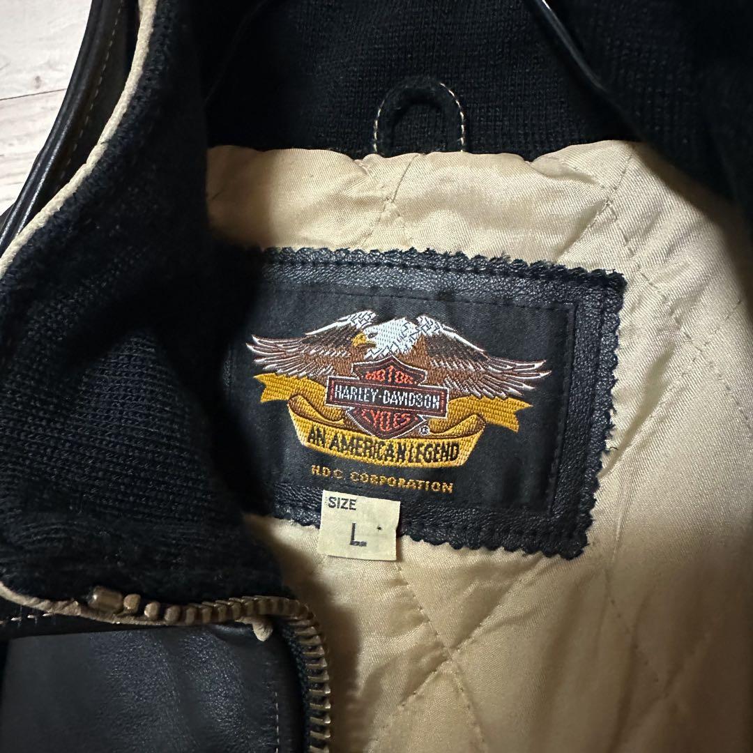✨HARLEY DAVIDSON ハーレー ライダース レザージャケットL✨