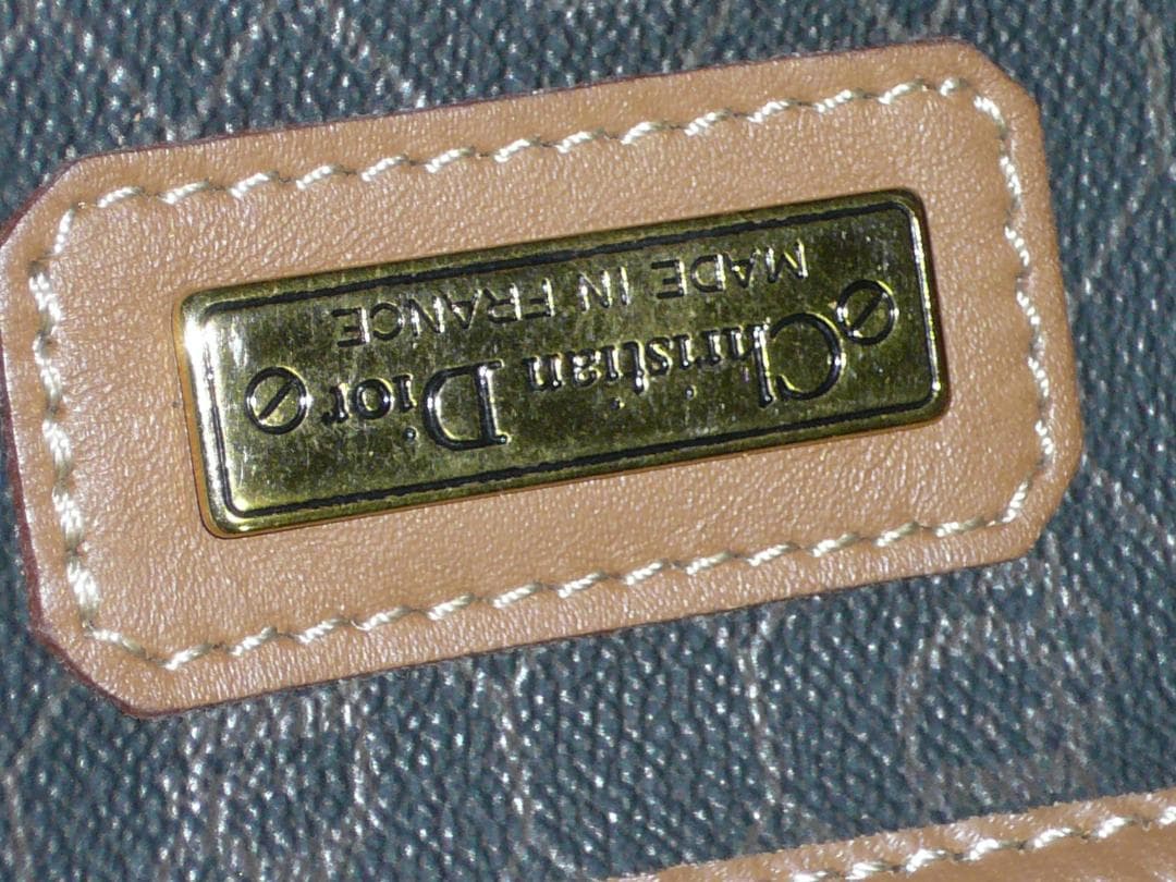 クリスチャン ディオール ハニカム柄 大きいボストンバッグ 保存袋、カギ付き