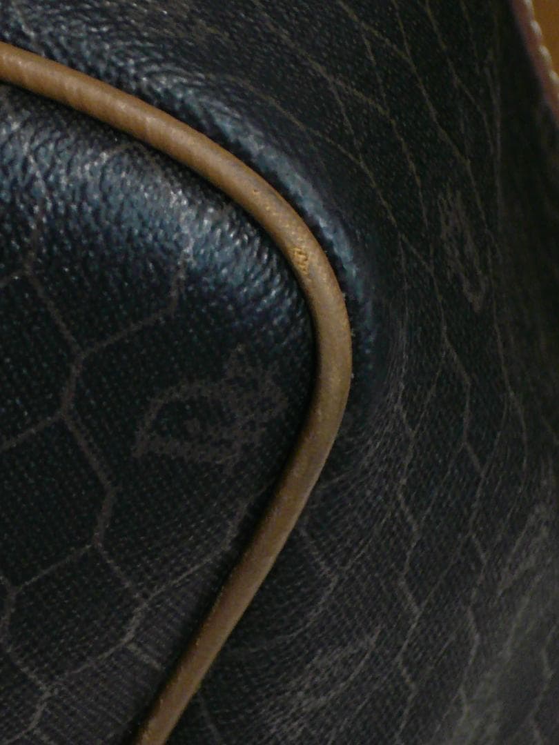 クリスチャン ディオール ハニカム柄 大きいボストンバッグ 保存袋、カギ付き