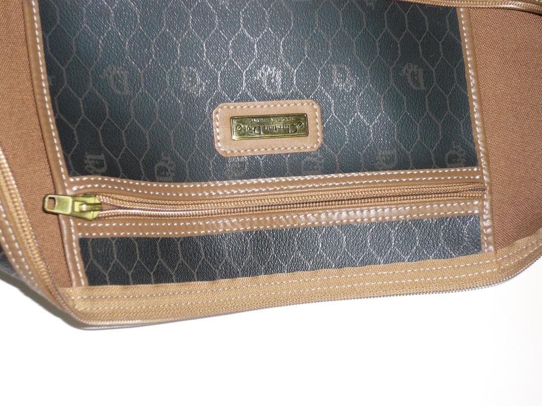 クリスチャン ディオール ハニカム柄 大きいボストンバッグ 保存袋、カギ付き