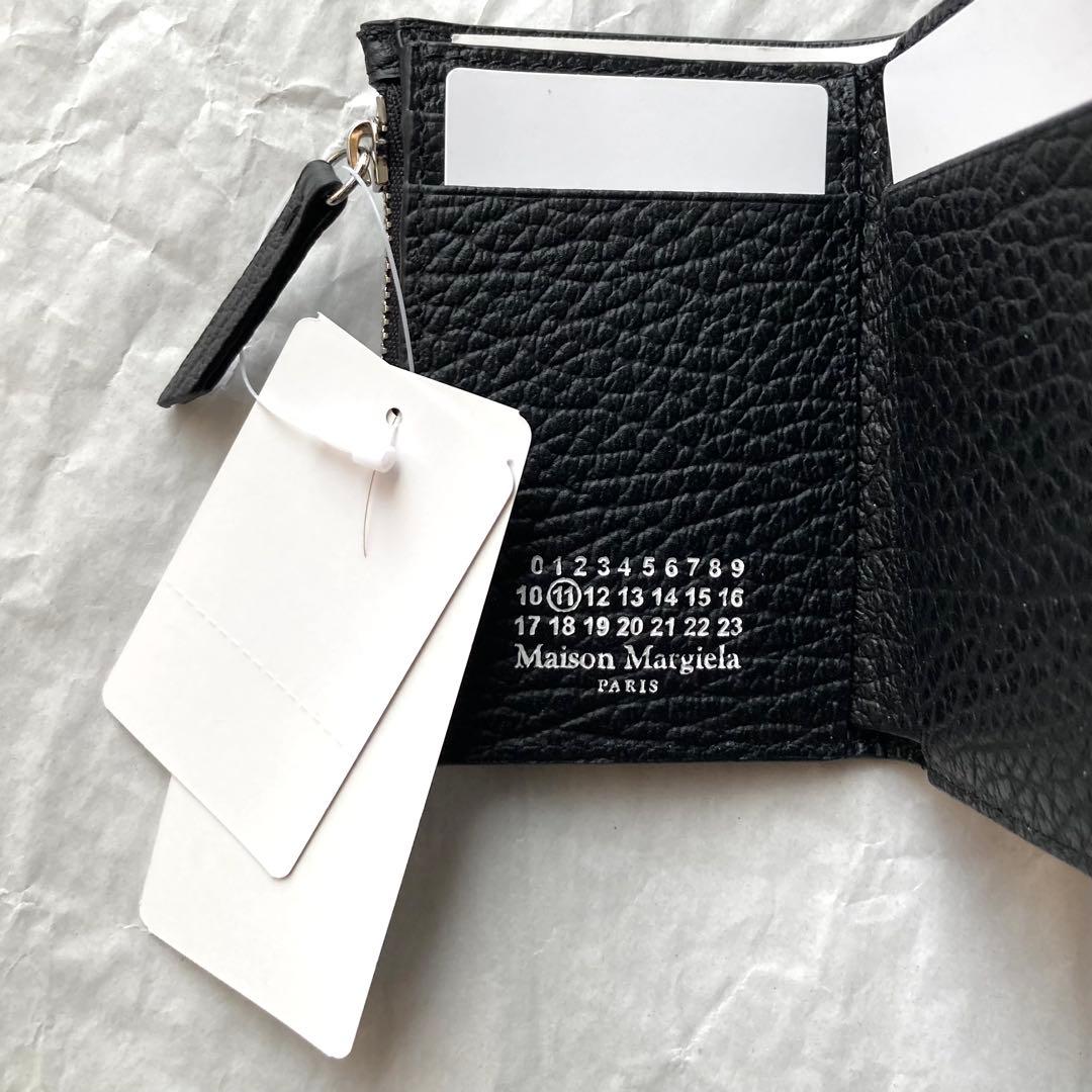 [Maison Margiela] グレインレザースリーフォールドウォレット