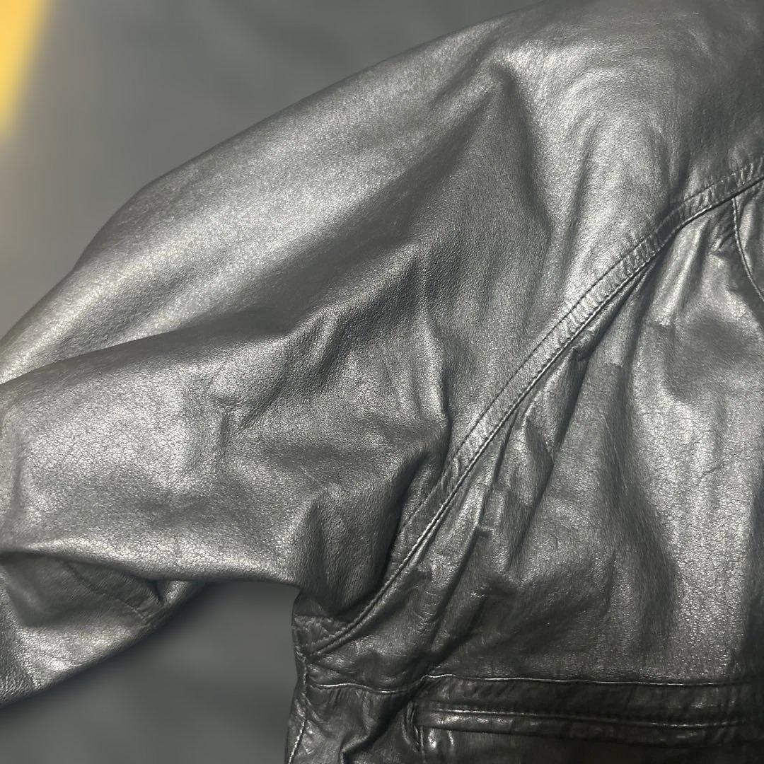 90s ビンテージレザージャケット　牛革 A-2 A2 短丈