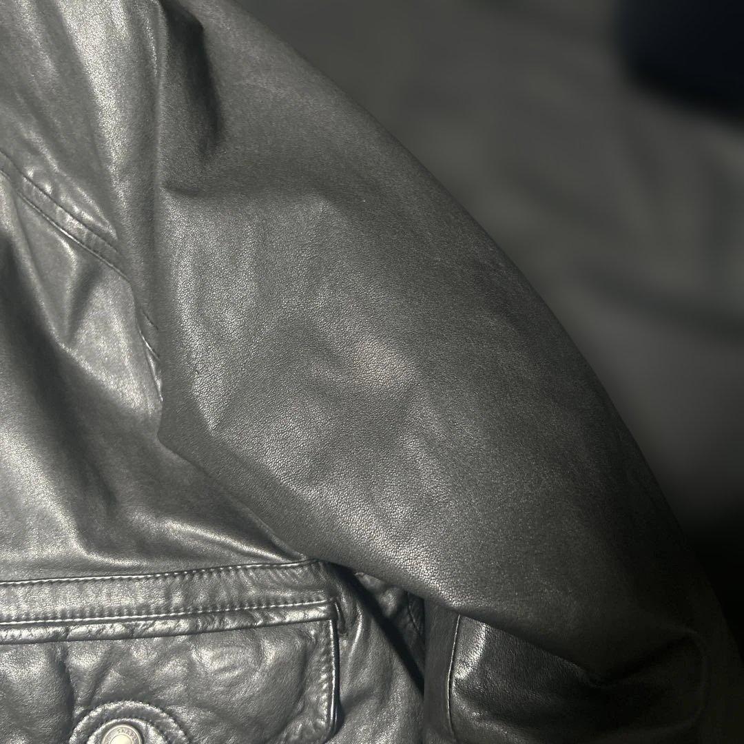 90s ビンテージレザージャケット　牛革 A-2 A2 短丈