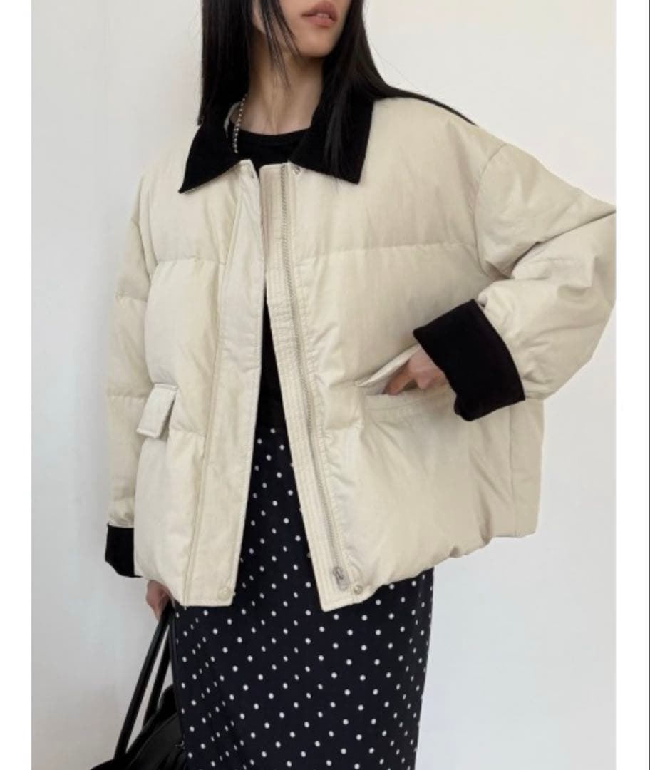 Didot.showroom ワークジャケットダウン　アイボリー