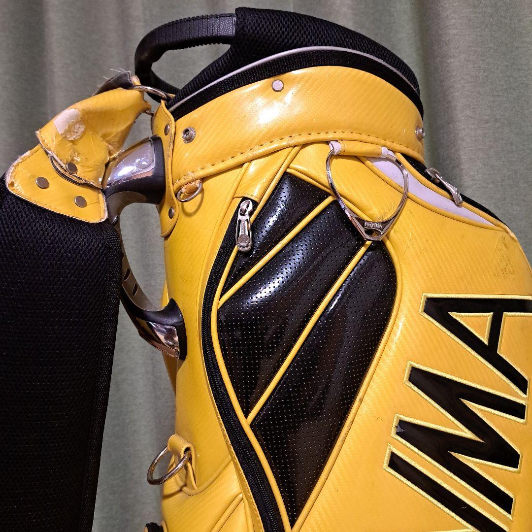 HONMA本格3点式ツアーキャディバッグ。フード付き。9.5インチ。