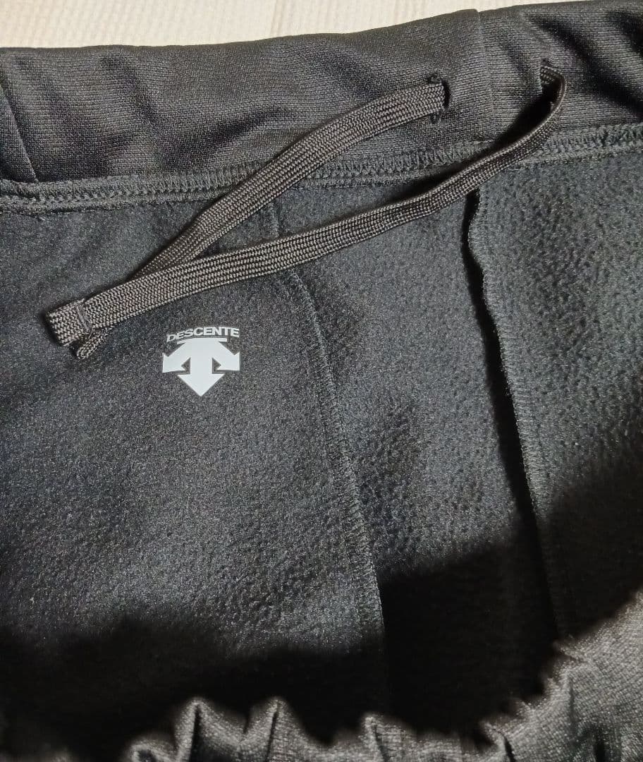 デサント　ウォームスウェットパーカー上下セット　サイズO 美品 黒　裏起毛