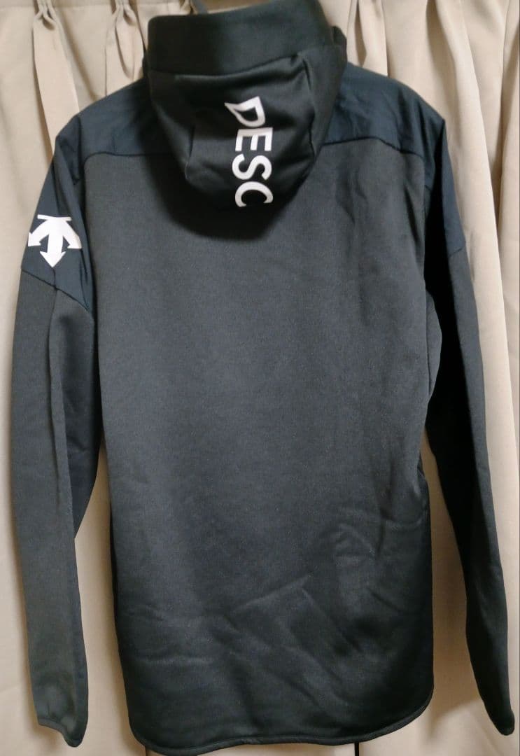 デサント　ウォームスウェットパーカー上下セット　サイズO 美品 黒　裏起毛