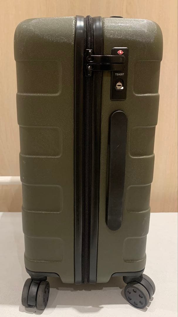 無印良品 MUJI キャリー ケース 36L 機内持込可 カーキ 軽量 4輪