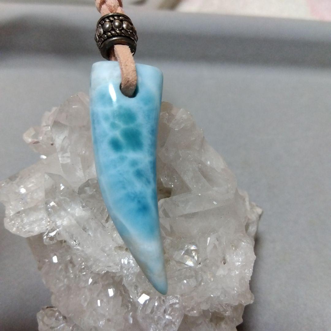 天然石ラリマー牙 ペンダント♡