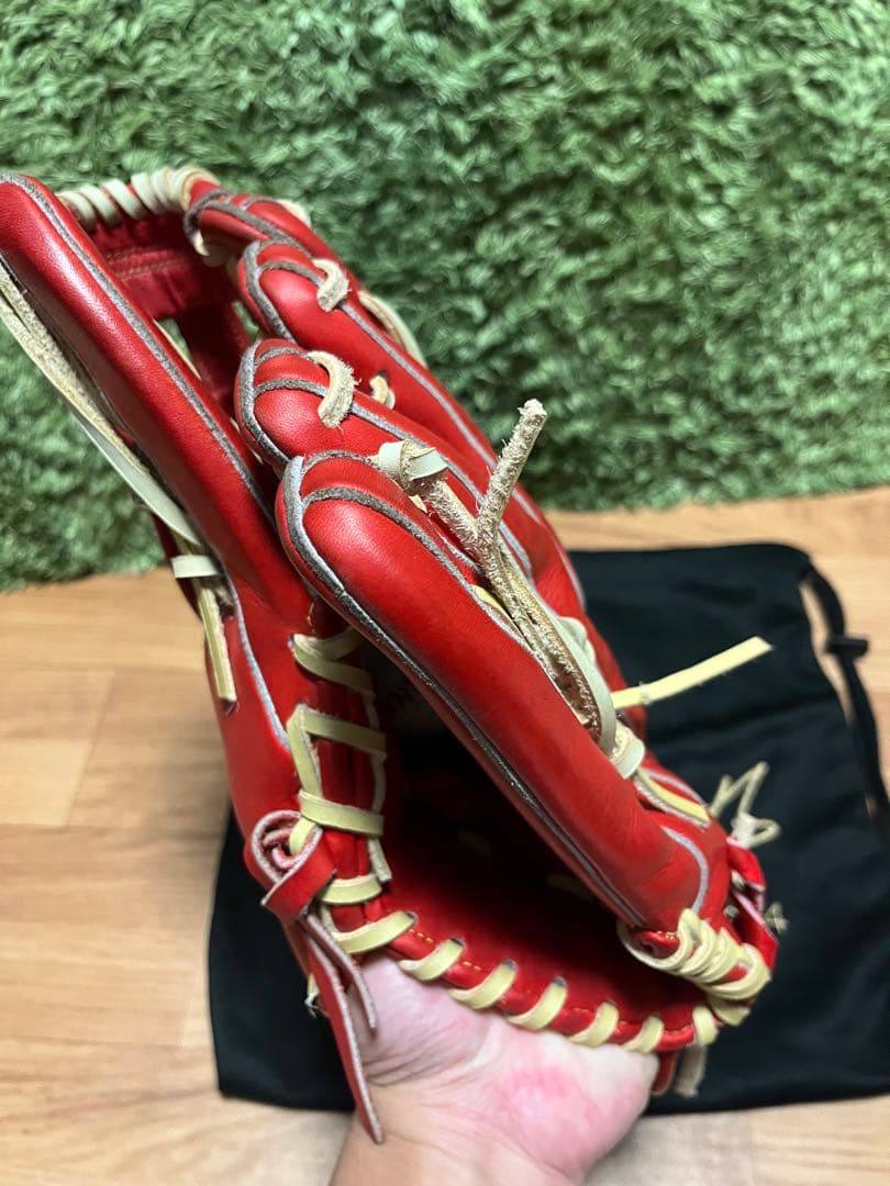 ウィルソンスタッフ 硬式外野手用グラブ 99型 Eオレンジ×キャメル