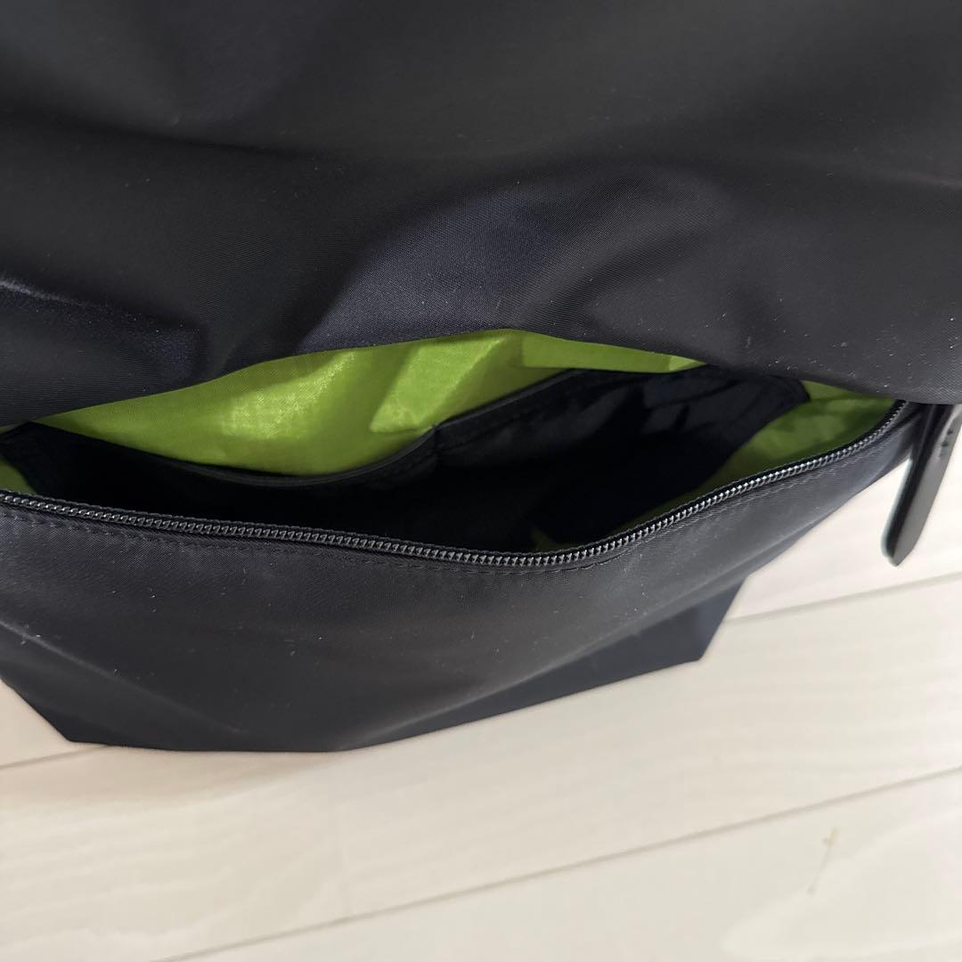 美品 KABAG 時短リュック カバッグ リュック 多機能 ブラック 黒