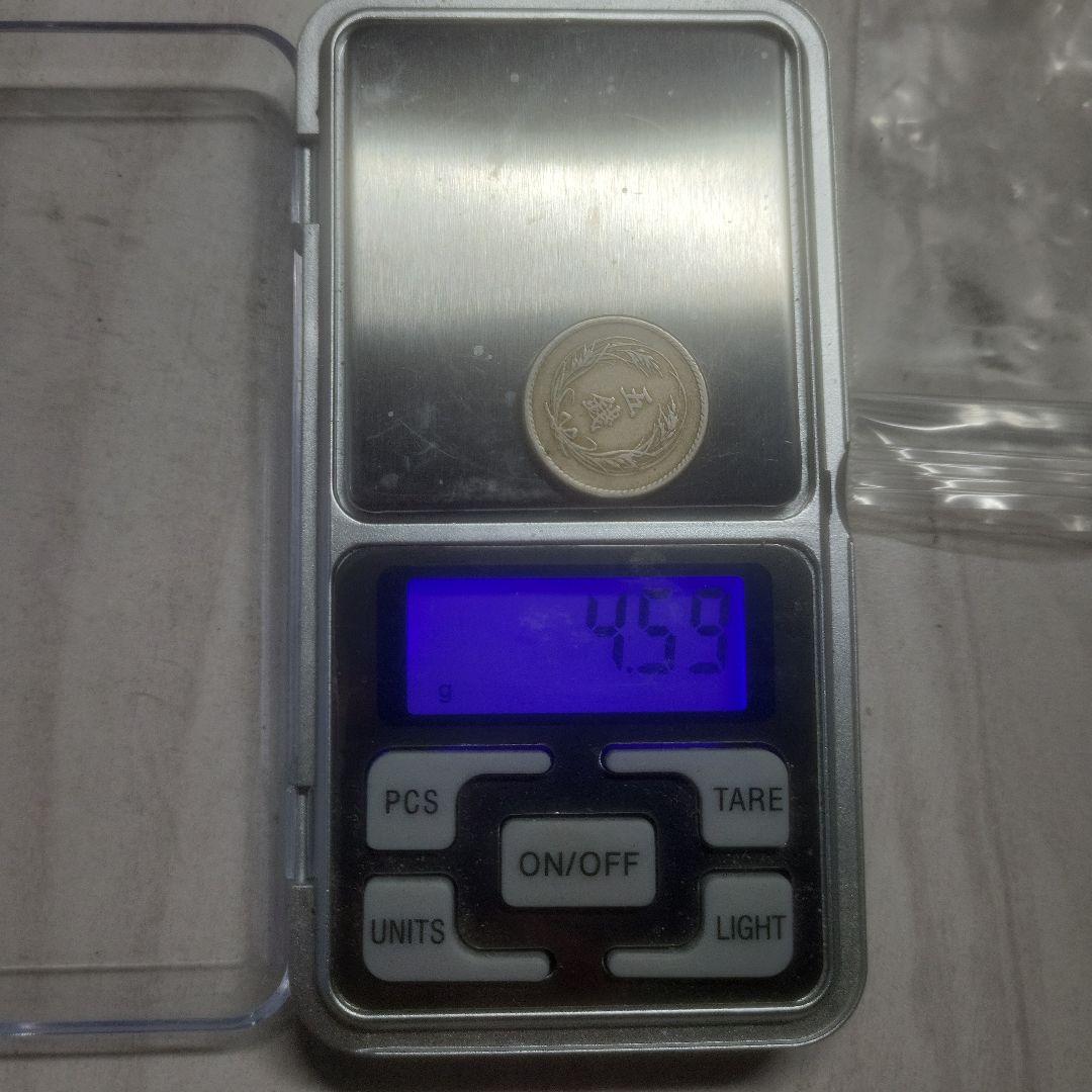 稲五銭白銅貨明治36年