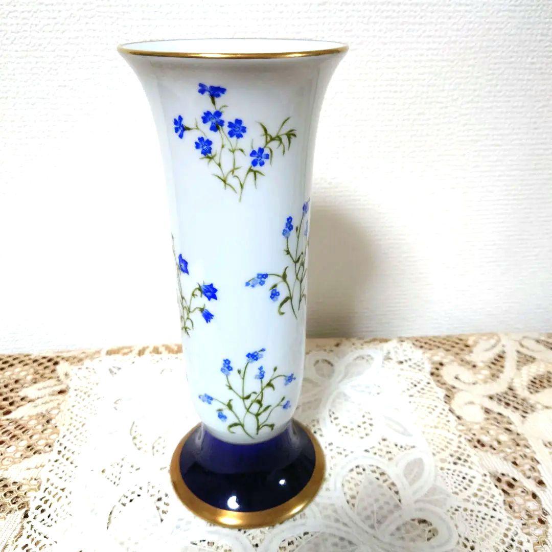 有田焼　花瓶　深川製磁　君島一郎デザイン花文花瓶