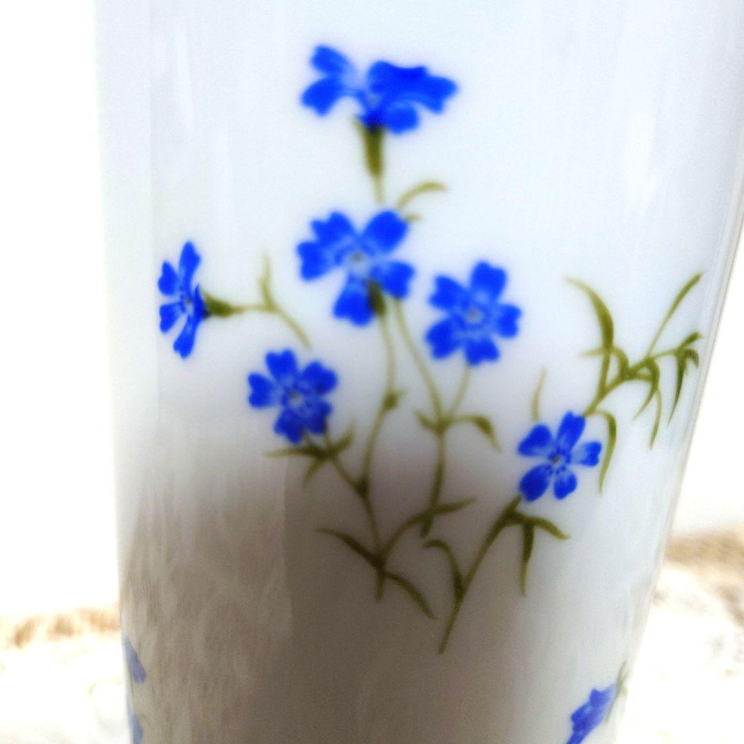 有田焼　花瓶　深川製磁　君島一郎デザイン花文花瓶