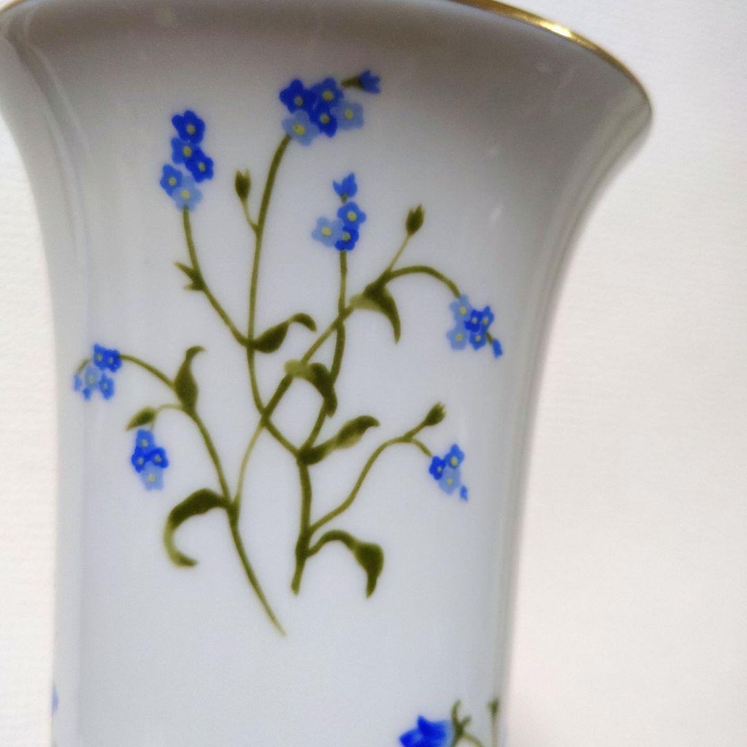 有田焼　花瓶　深川製磁　君島一郎デザイン花文花瓶