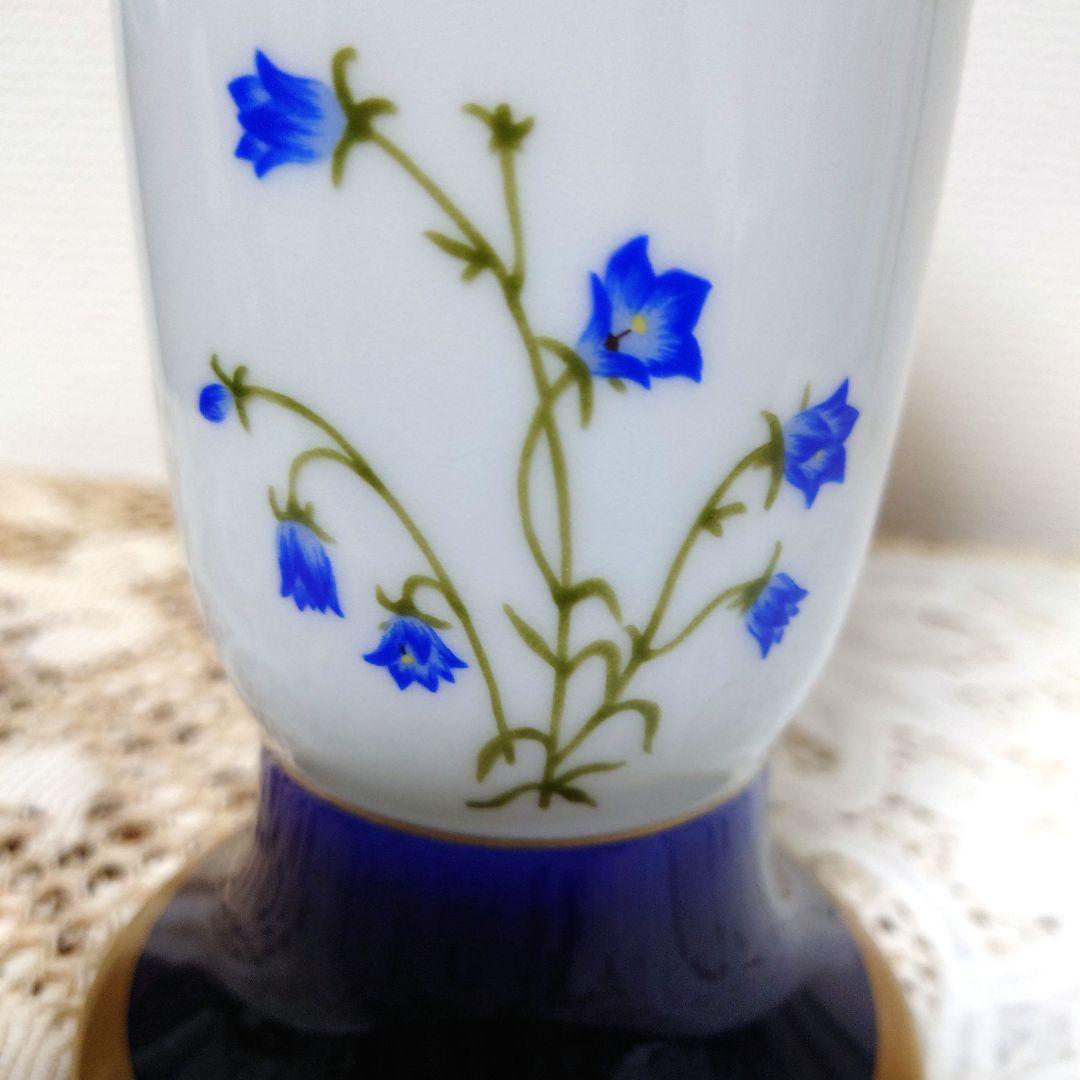 有田焼　花瓶　深川製磁　君島一郎デザイン花文花瓶