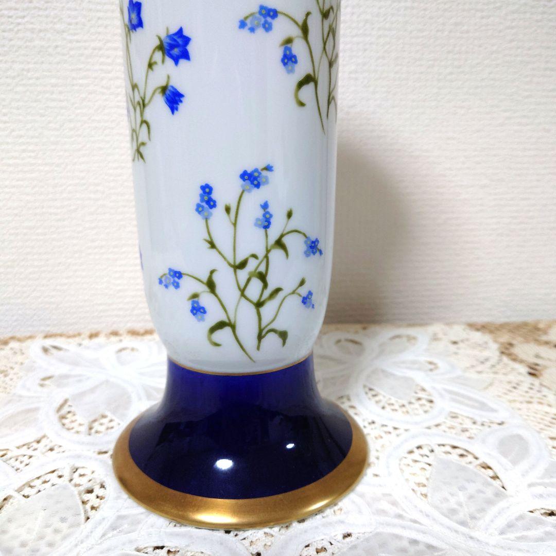 有田焼　花瓶　深川製磁　君島一郎デザイン花文花瓶