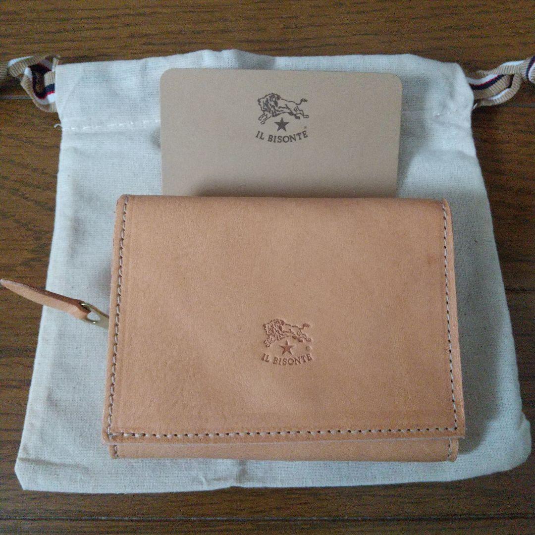 新品未使用 イルビゾンテ IL BISONTE ウォレット 折り財布 コンパクト