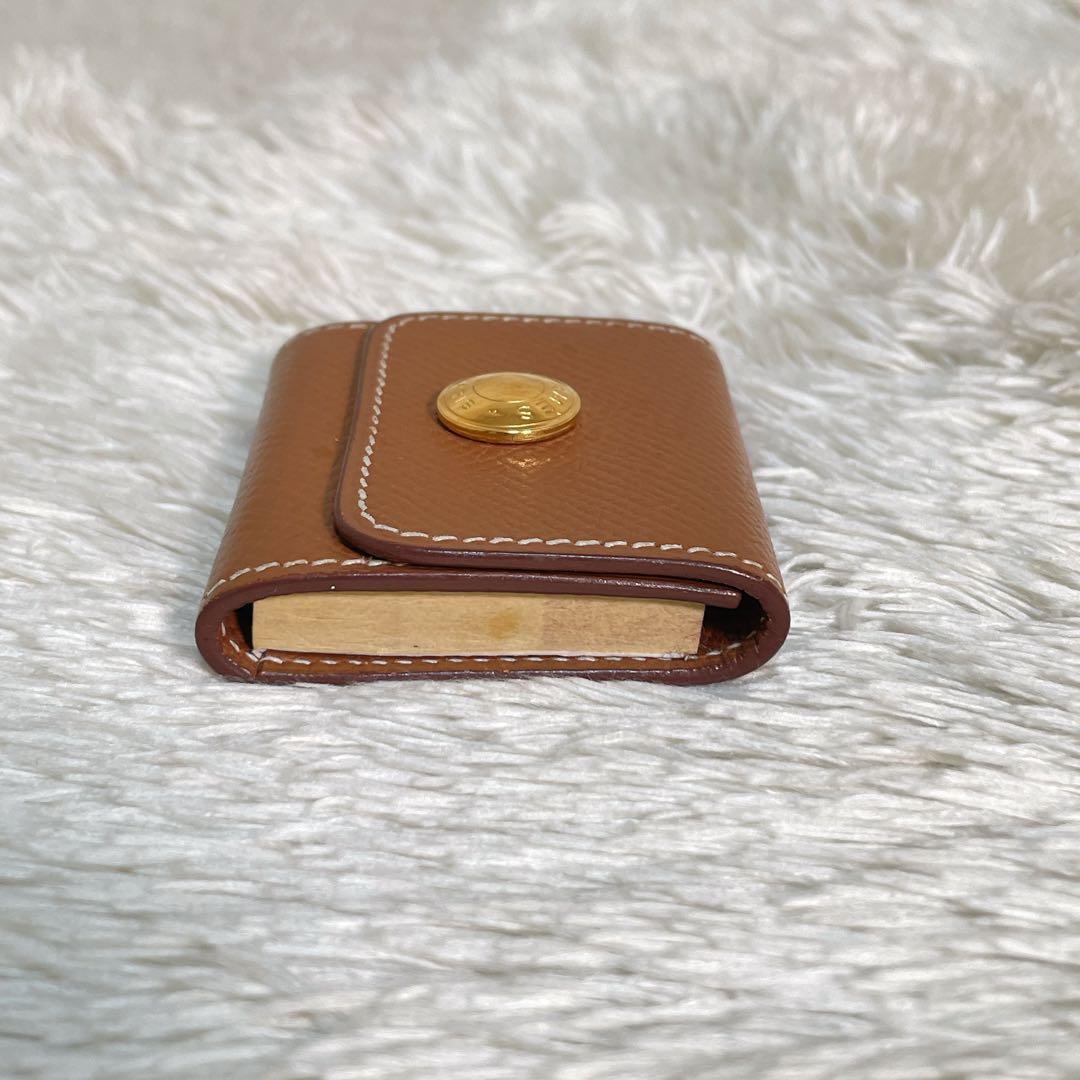 HERMES エルメス レザー 付箋ケース ヴォーエプソン ヴィンテージ