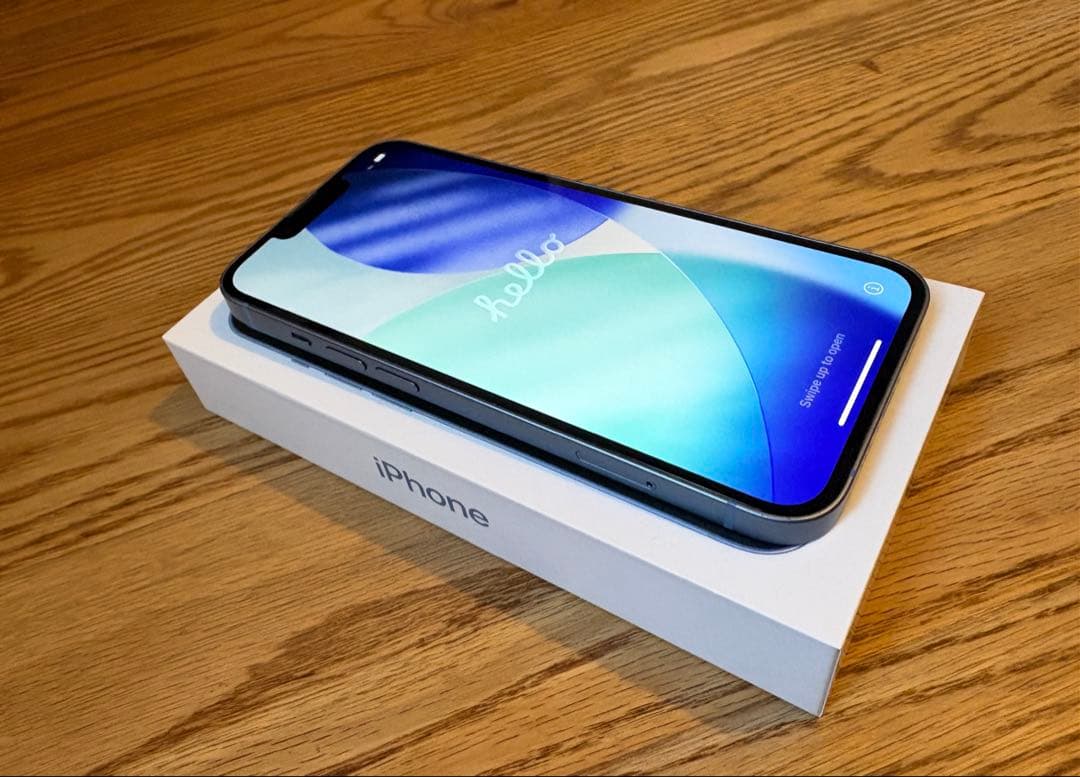 ☆極美品！☆Apple iPhone 14ブルー アップルストア版