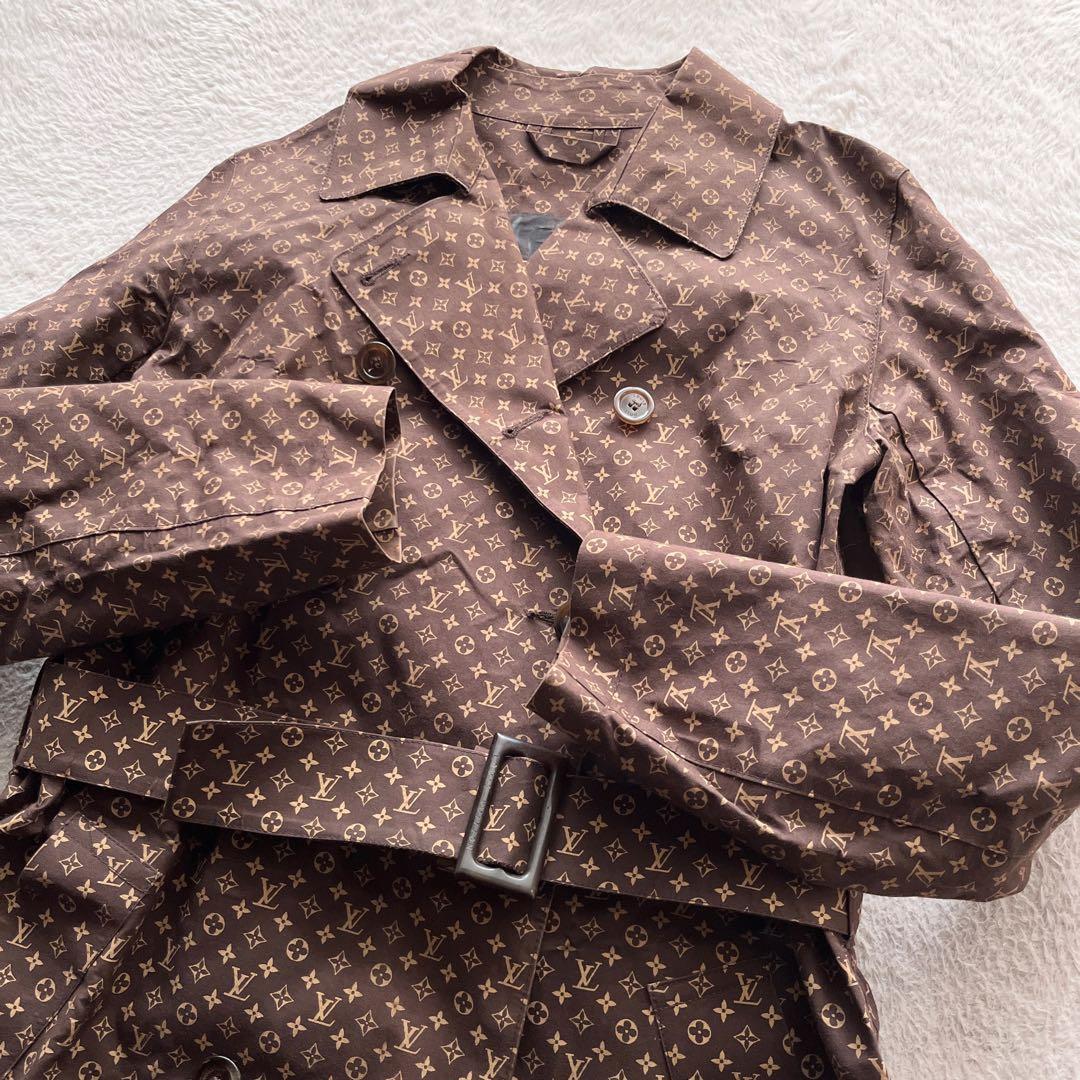希少✨ルイヴィトン トレンチコート ゴム引コート マッキントッシュ モノグラム