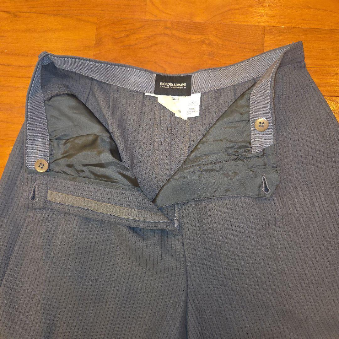 GIORGIO ARMANI アルマーニ セットアップ スーツ グレー 丈長め