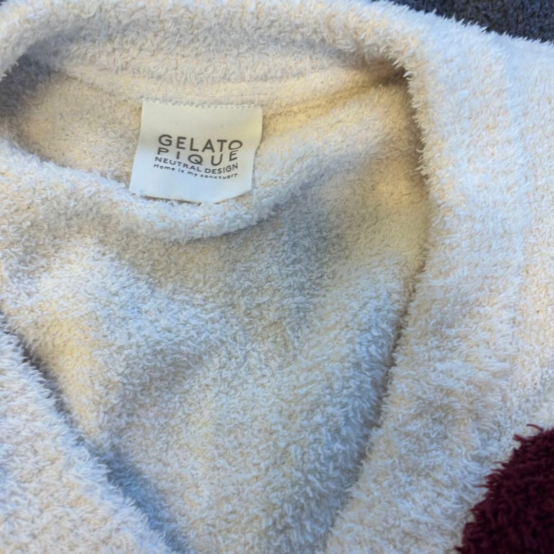 ジェラートピケ　2枚セットハートジャガード　カーディガン　ジェラピケ