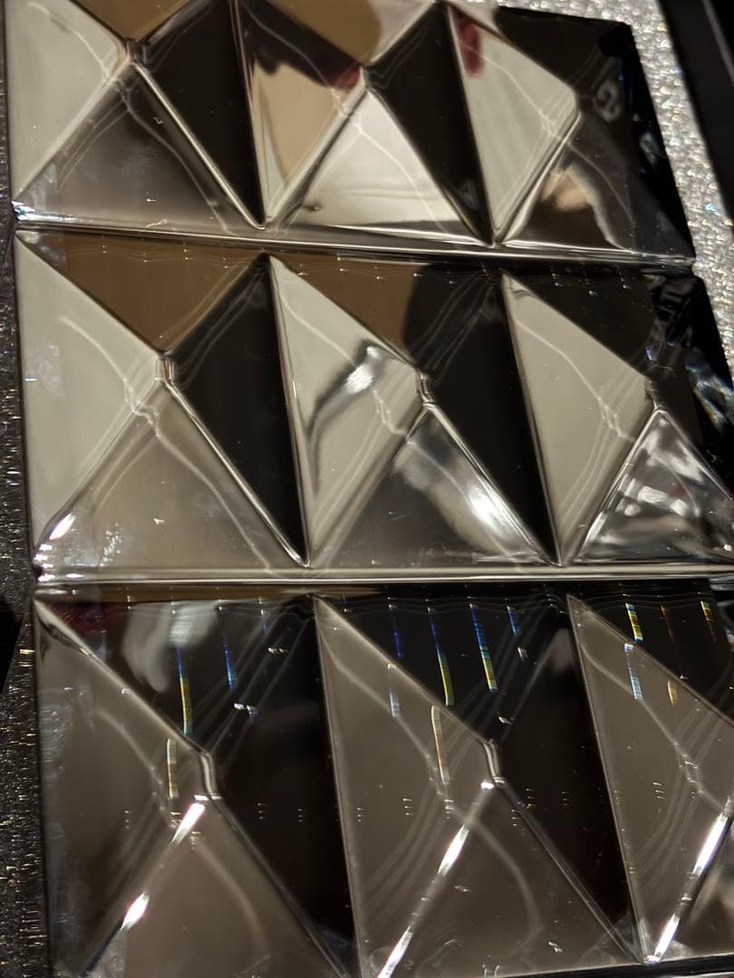 サンローラン　バカラ ルクソール ベース　ブラッククリスタル　花瓶