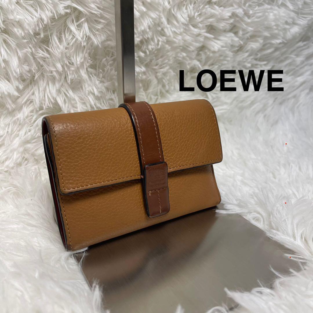 ✨️美品✨️LOEWE ロエベ 三つ折り財布 バーティカルウォレット 財布
