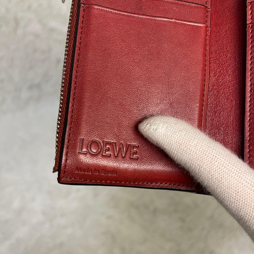 ✨️美品✨️LOEWE ロエベ 三つ折り財布 バーティカルウォレット 財布