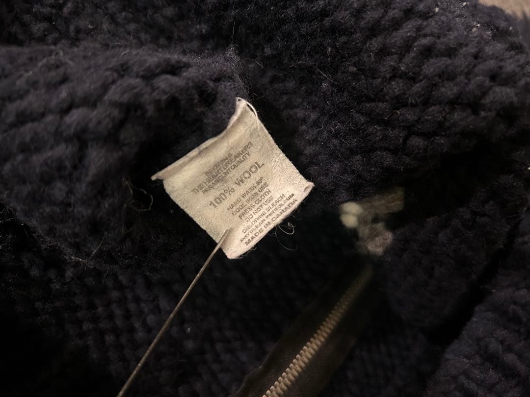 BEDWIN ×KANATA ベドウィン カウチンセーター M カナダ製