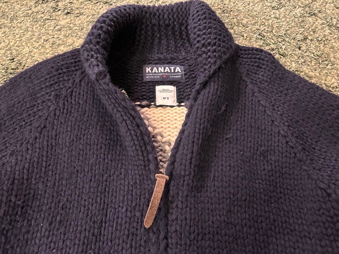 BEDWIN ×KANATA ベドウィン カウチンセーター M カナダ製