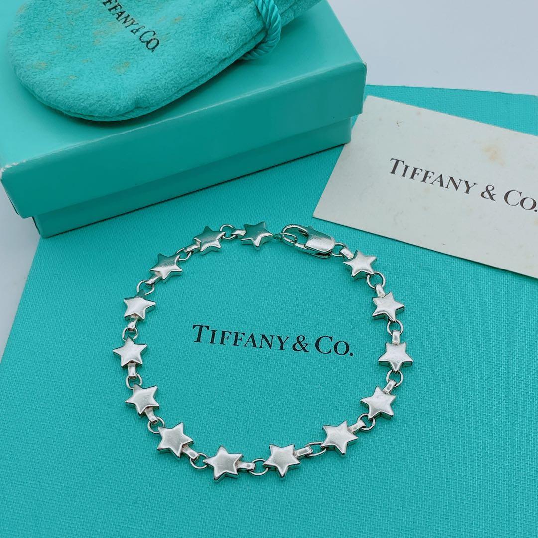 Tiffany & Co. ブレスレット　パフスター　星　リンク　シルバー925