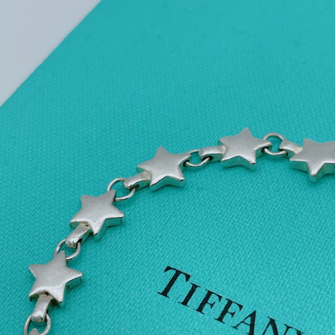 Tiffany & Co. ブレスレット　パフスター　星　リンク　シルバー925