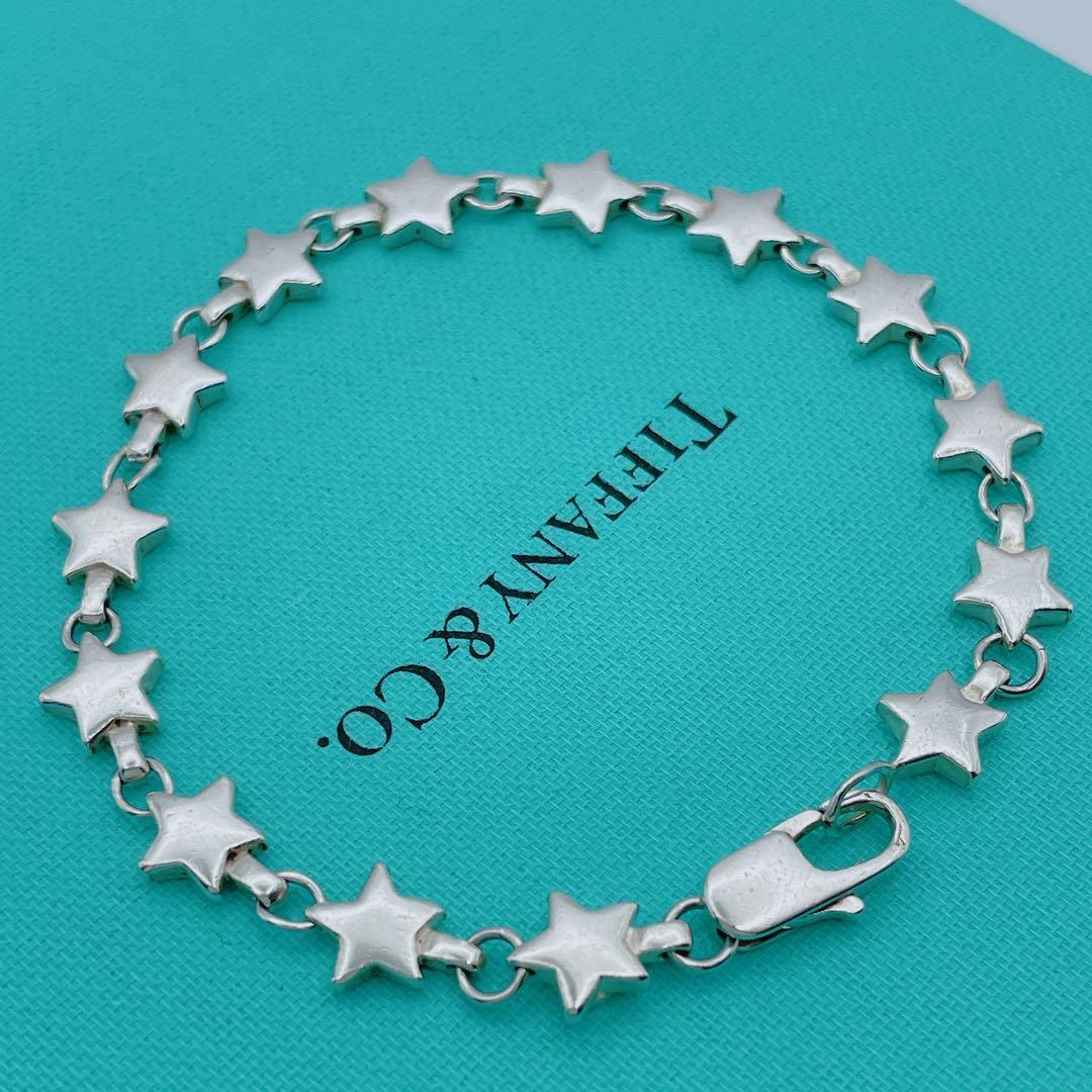 Tiffany & Co. ブレスレット　パフスター　星　リンク　シルバー925