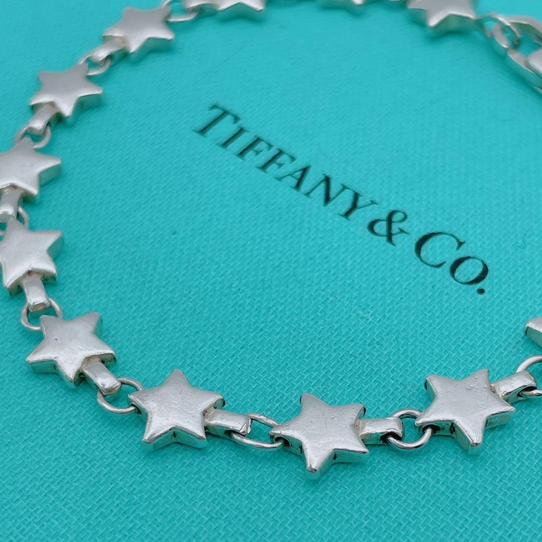 Tiffany & Co. ブレスレット　パフスター　星　リンク　シルバー925