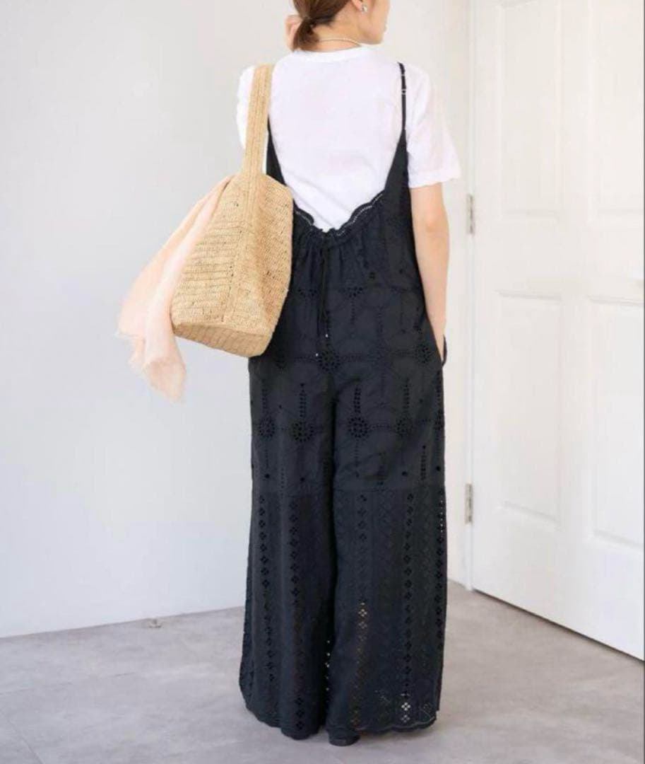 IENA レースオールインワン　ブラック 24SS サイズ38