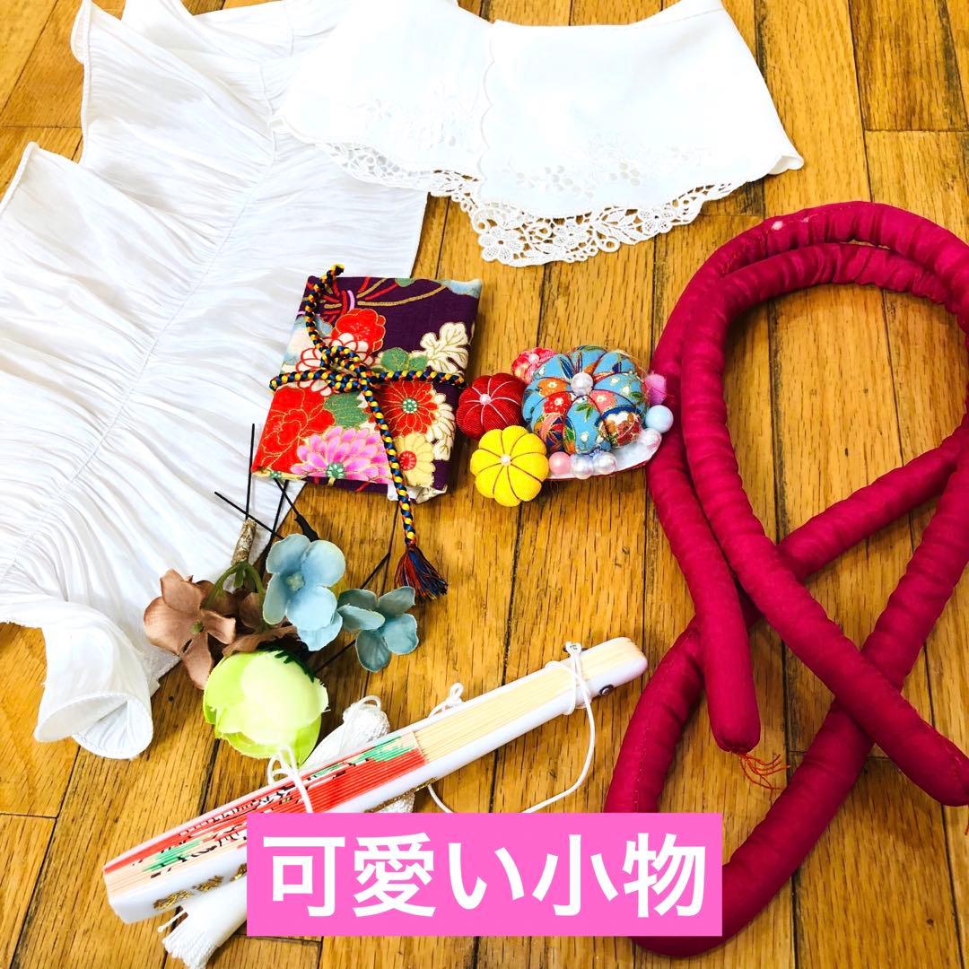 豪華7歳完全フルセット⭐︎人気赤地暈し絞り柄⭐︎花車金彩煌びやか逸品