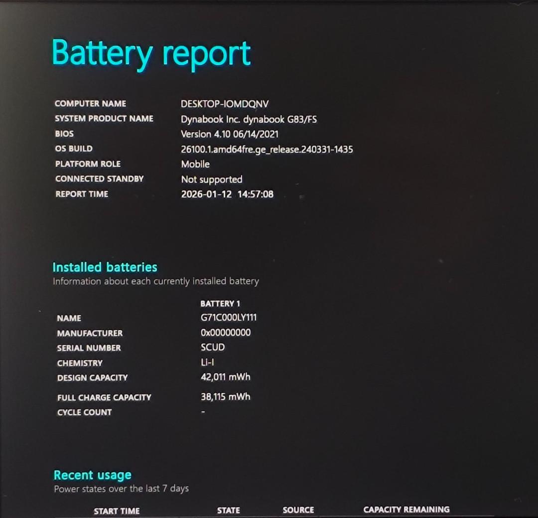 バッテリ優秀✨️dynabook G83/FS 16/256GB 第10世代⑤