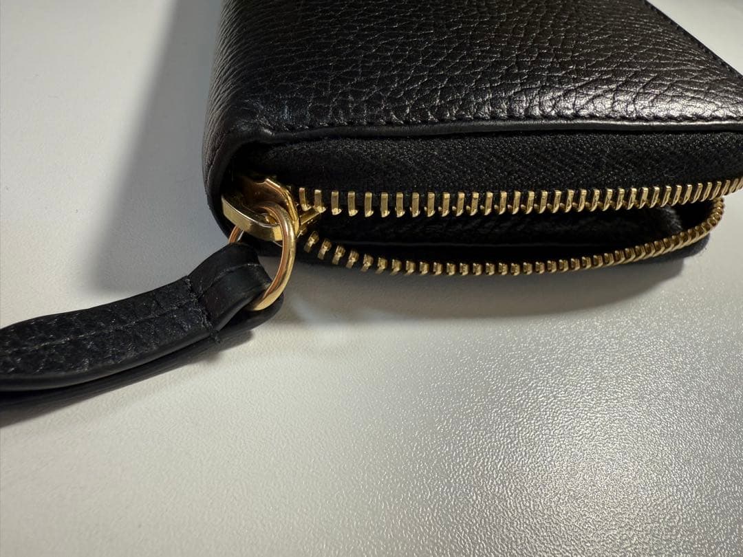 GUCCI 長財布 マーモント ブラック ラウンドファスナー 付属品