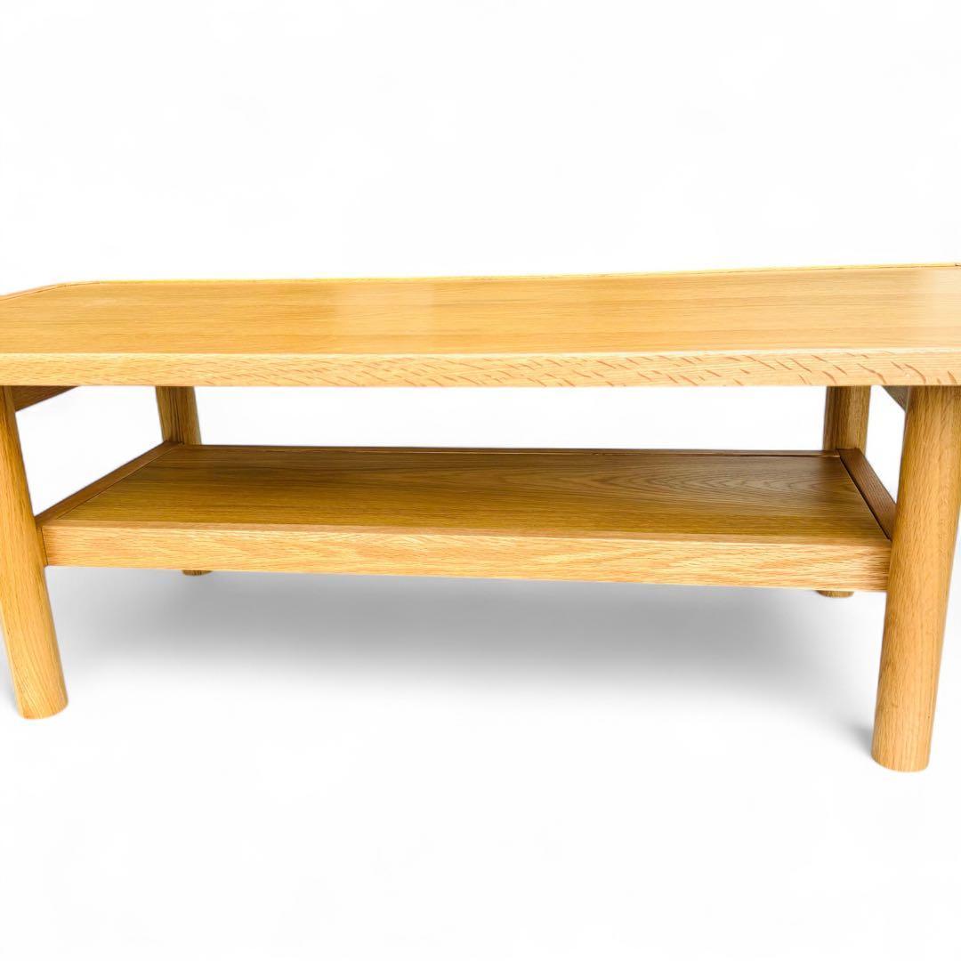 関家具 ホルン リビングテーブル センターテーブル オーク 110cm 天然木