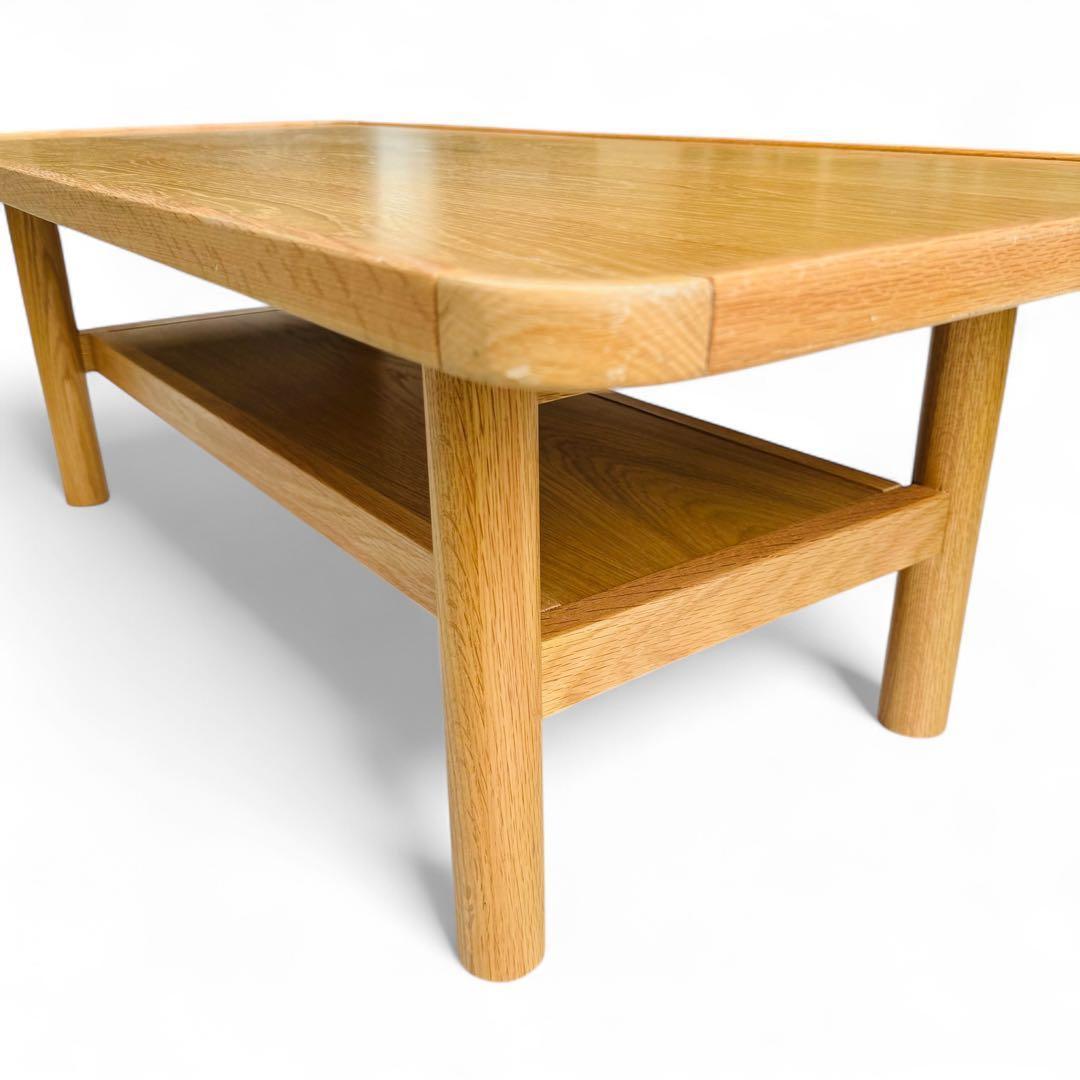 関家具 ホルン リビングテーブル センターテーブル オーク 110cm 天然木