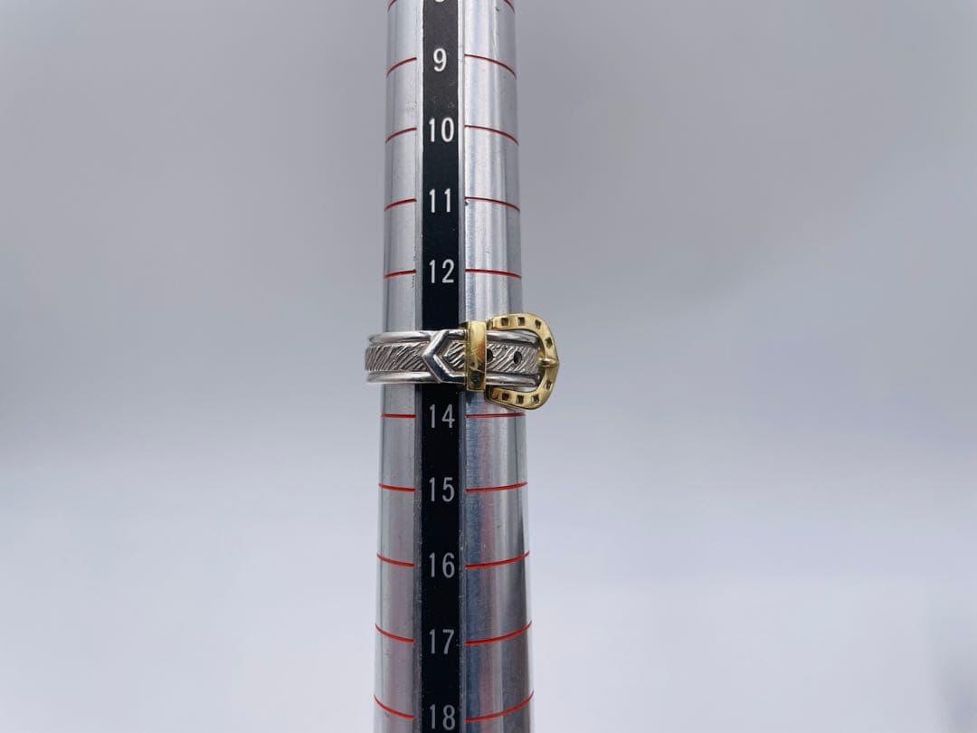 HERMÈS エルメス ホースシュー ベルト コンビ リング 13号