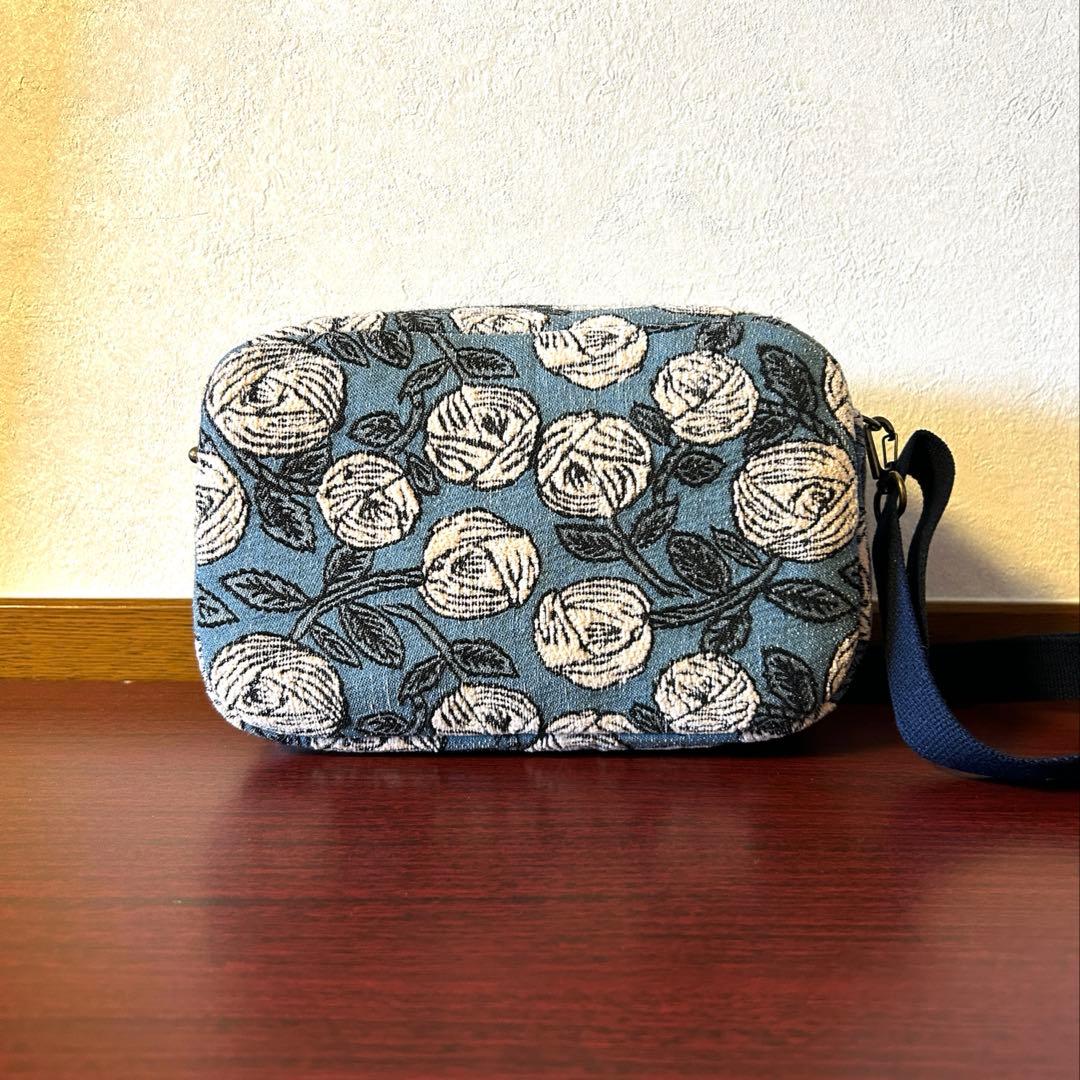 ミナペルホネン rosy (pink × blue)ショルダーバック