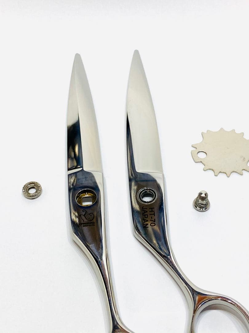 7インチ スライドシザー 剣刃 カットシザー 理容 美容 鋏 シザー